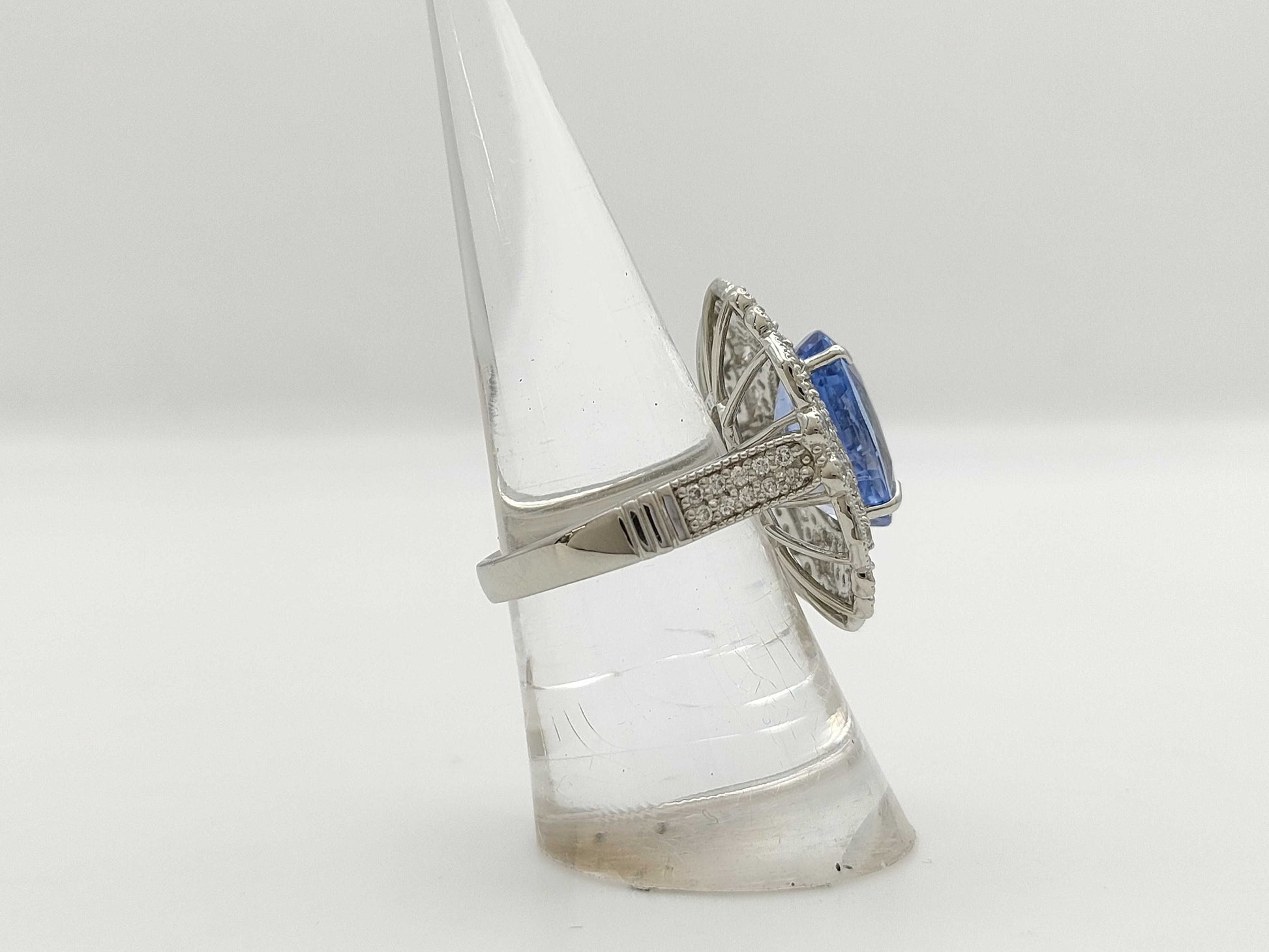 S8.43ct D1.22ct PT950 13.2g Ring 