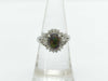 Colored Stone 1.15ct D0.29ct PT900 6.1g Ring 