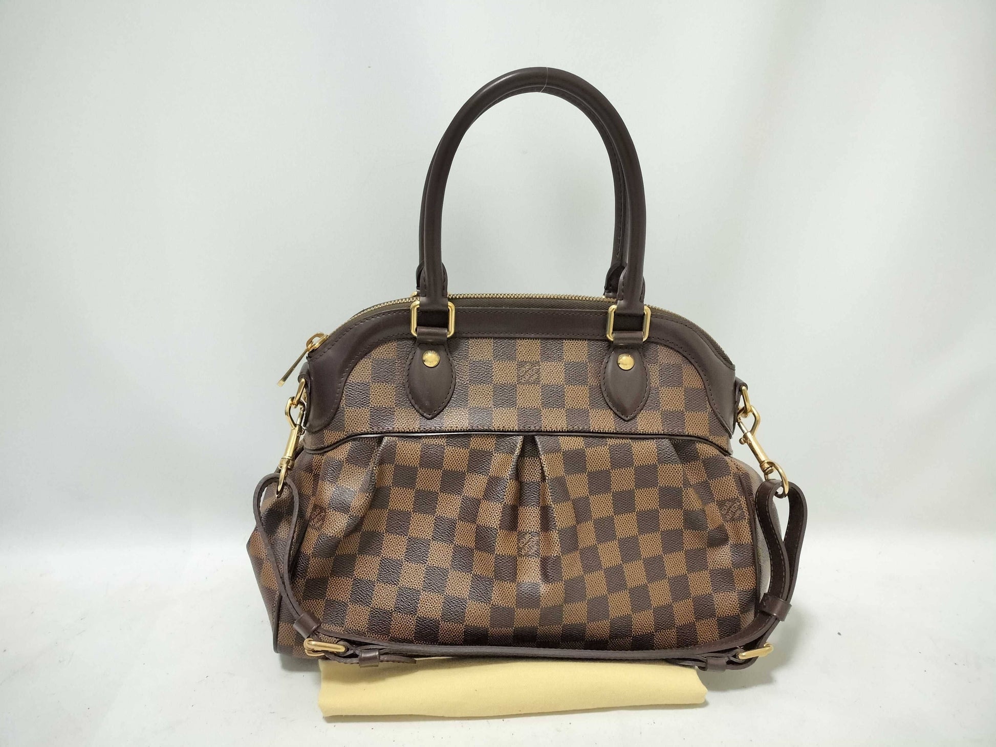 LOUIS VUITTON Damier Trevi PM Handbag Shoulder Bag Serial Handbag