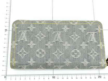 LOUIS VUITTON Monogram Denim Louis Vuitton Denim Zippy Wallet M13214 Wallet
