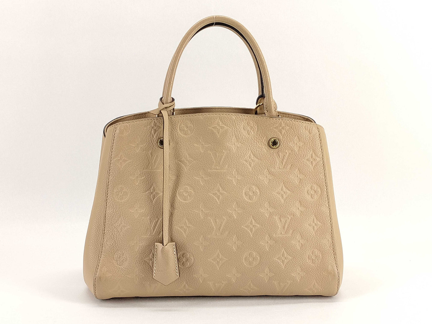 LOUIS VUITTON Monogram Empreinte Louis Vuitton Monogram Empreinte Montaigne MM M41194 Handbag