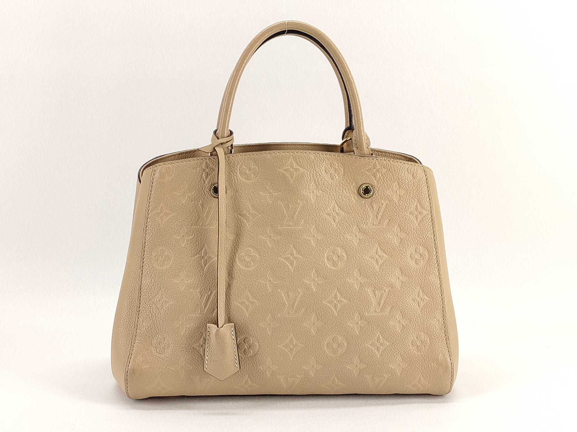 LOUIS VUITTON Monogram Empreinte Louis Vuitton Monogram Empreinte Montaigne MM M41194 Handbag