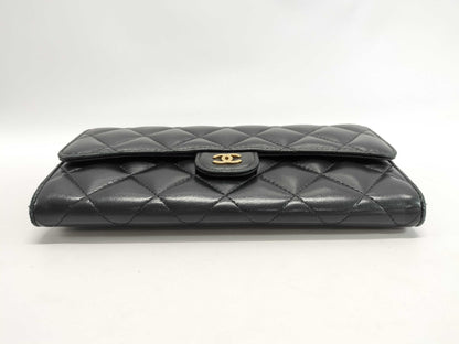 CHANEL CHANEL Long Wallet Gold Hardware Wallet