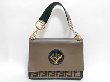 FENDI Zucca pattern FENDI Canayeff shoulder bag