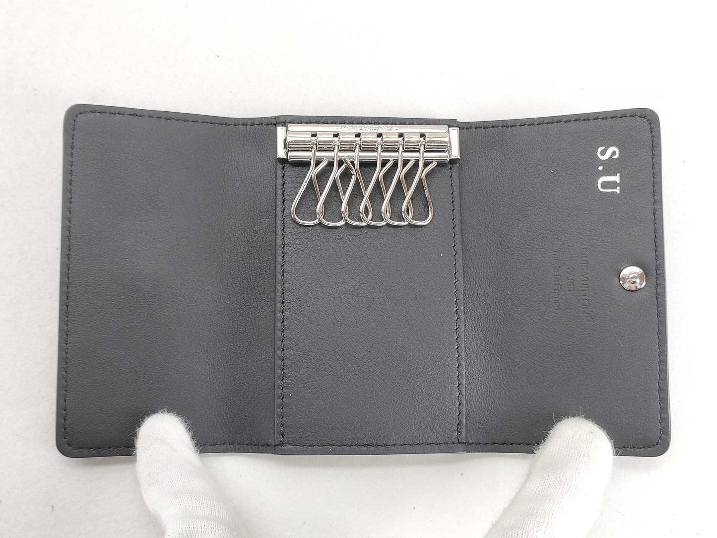 LOUIS VUITTON Monogram Empreinte LV Victor Key Case Key Case/Key Holder