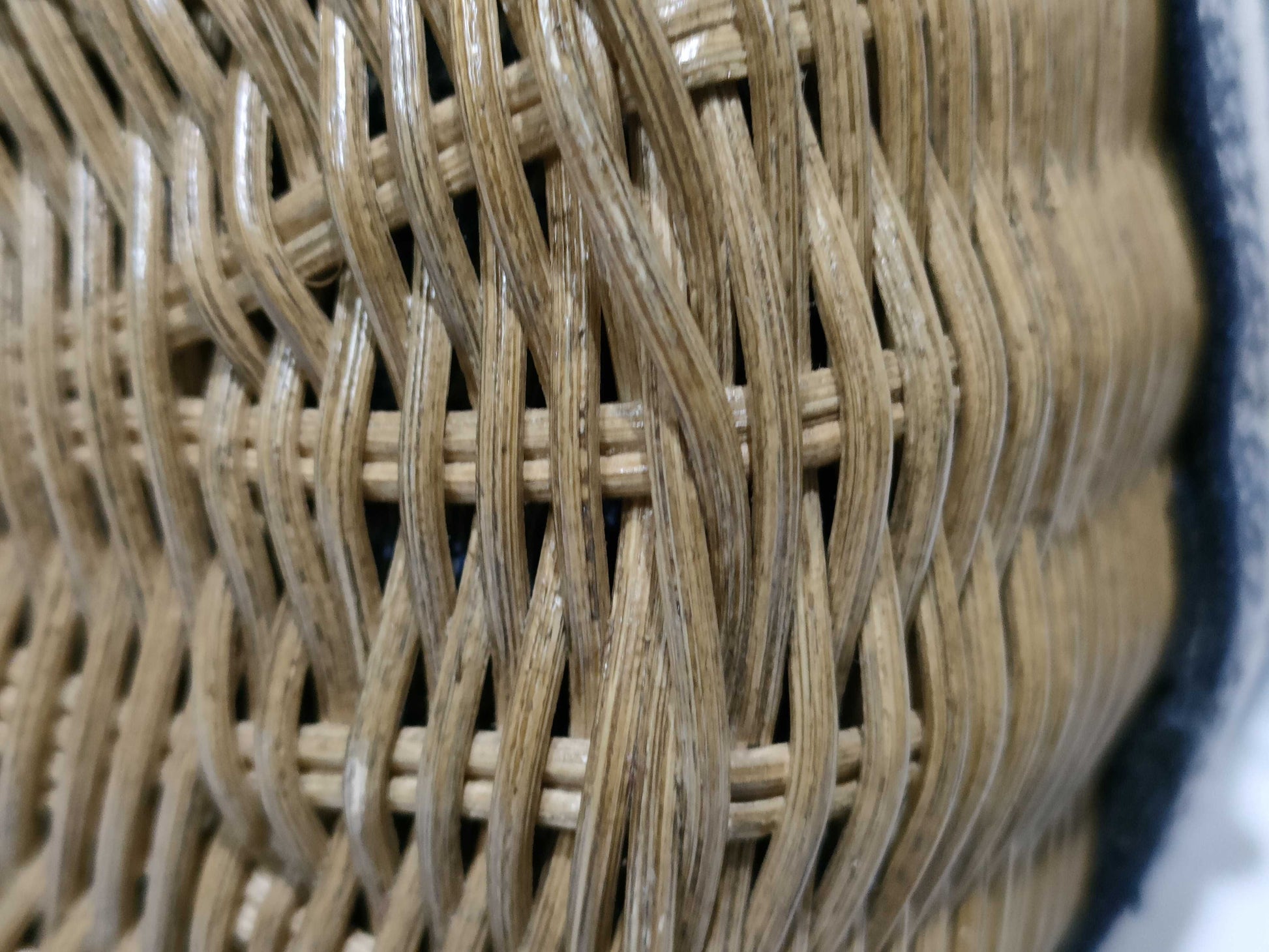 Dior Oblique Wicker Bucket Rattan/Canvas Shoulder Bag