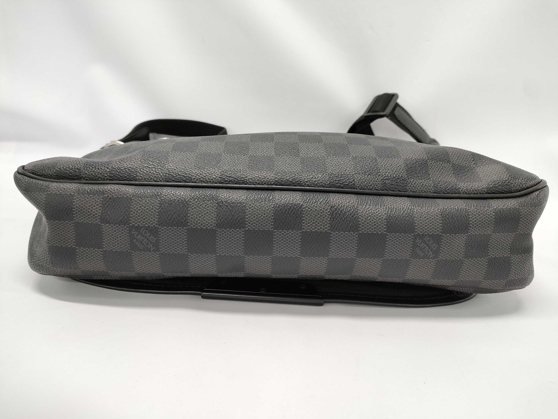 LOUIS VUITTON Damier Graphite Flap Crossbody Bag Shoulder Bag