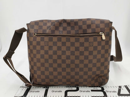 LOUIS VUITTON Louis Vuitton Damier Ebene Flap Crossbody Bag Shoulder Bag