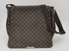 LOUIS VUITTON Damier Ebene Brown Flap Bag with Divider Shoulder Bag