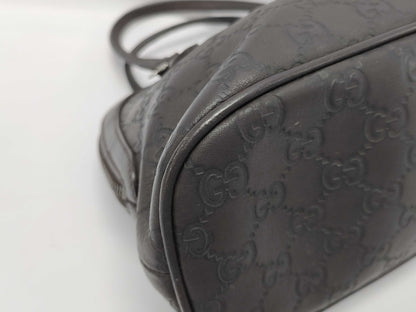 GUCCI Gucci Black Mini Shell Bag Handbag
