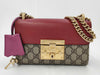 GUCCI Gucci Red Studded Monogram Round Shoulder Bag Shoulder Bag
