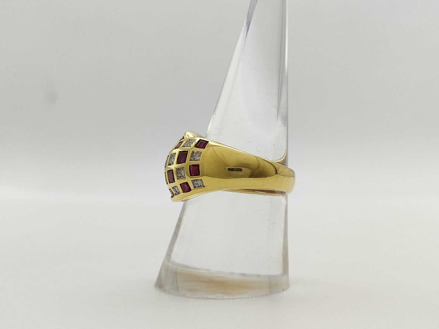 R1.06ct D0.11ct K18 8.4g Ring 