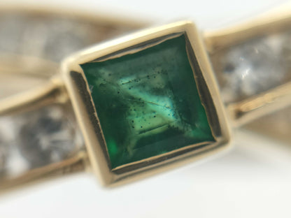 TASAKI Emerald D0.74ct K18 6.6g Ring 