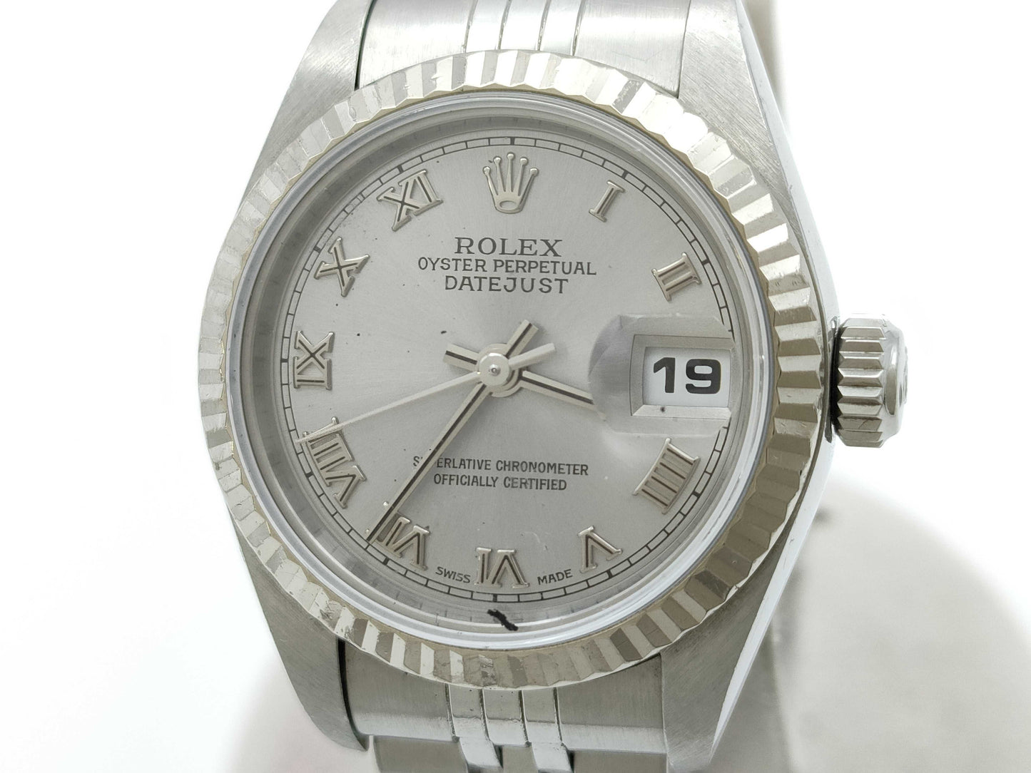 ROLEX 79174 F130270 Silver Roman Women's Watch