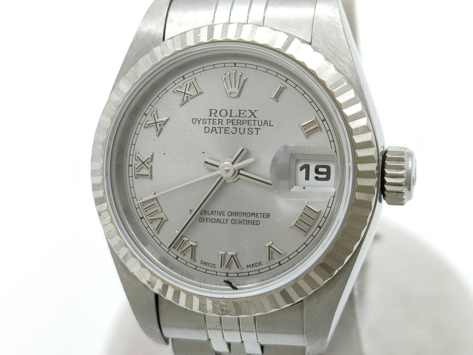 ROLEX 79174 F130270 Silver Roman Women's Watch