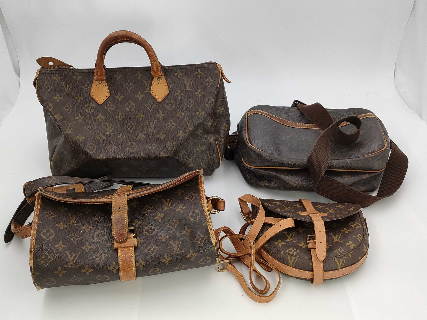 LOUIS VUITTON LV Monogram Mountain Bag 4-Piece Set