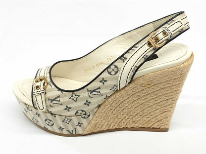 LOUIS VUITTON LV Monogram Sandals 34 1/2 Sandals