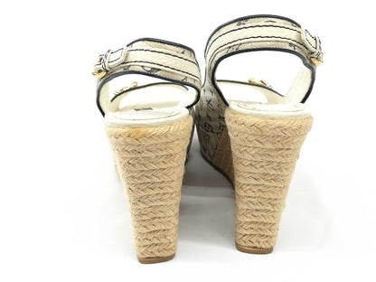 LOUIS VUITTON LV Monogram Sandals 34 1/2 Sandals