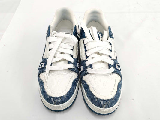 LOUIS VUITTON Louis Vuitton Trainer Sneakers Blue Size 7 Sneakers