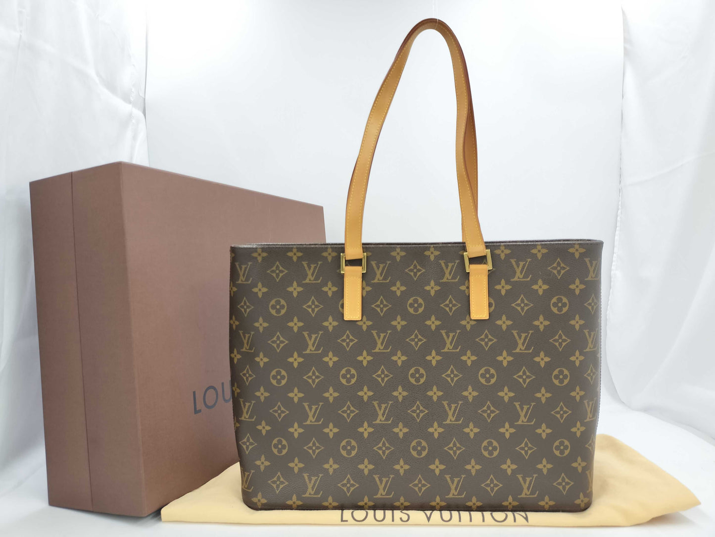 LOUIS VUITTON Louis Vuitton Luco Monogram Tote Bag M51155 Accessories: Box, Dust Bag