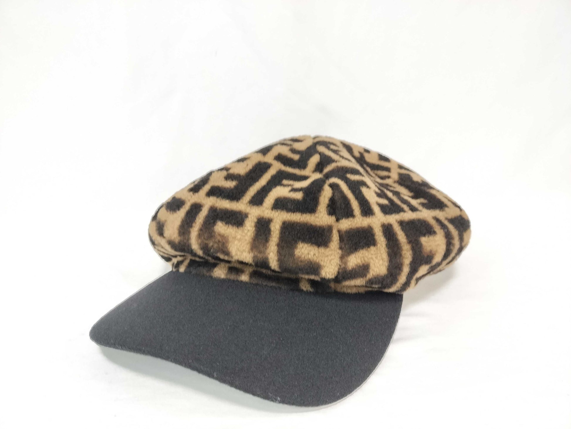 FENDI Zucca pattern Fendi Zucca wool cap, newsboy cap, and other accessories
