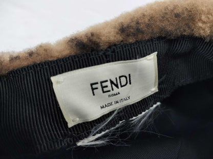 FENDI Zucca pattern Fendi Zucca wool cap, newsboy cap, and other accessories
