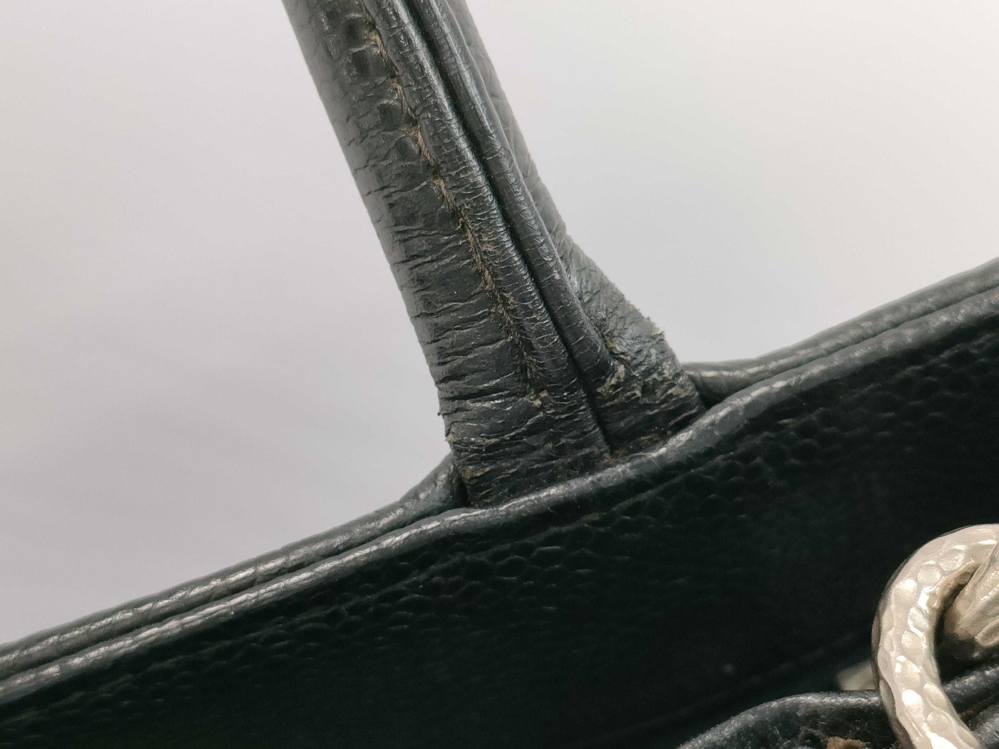 CHANEL Caviar Leather Reproduction Tote Bag with Silver Hardware