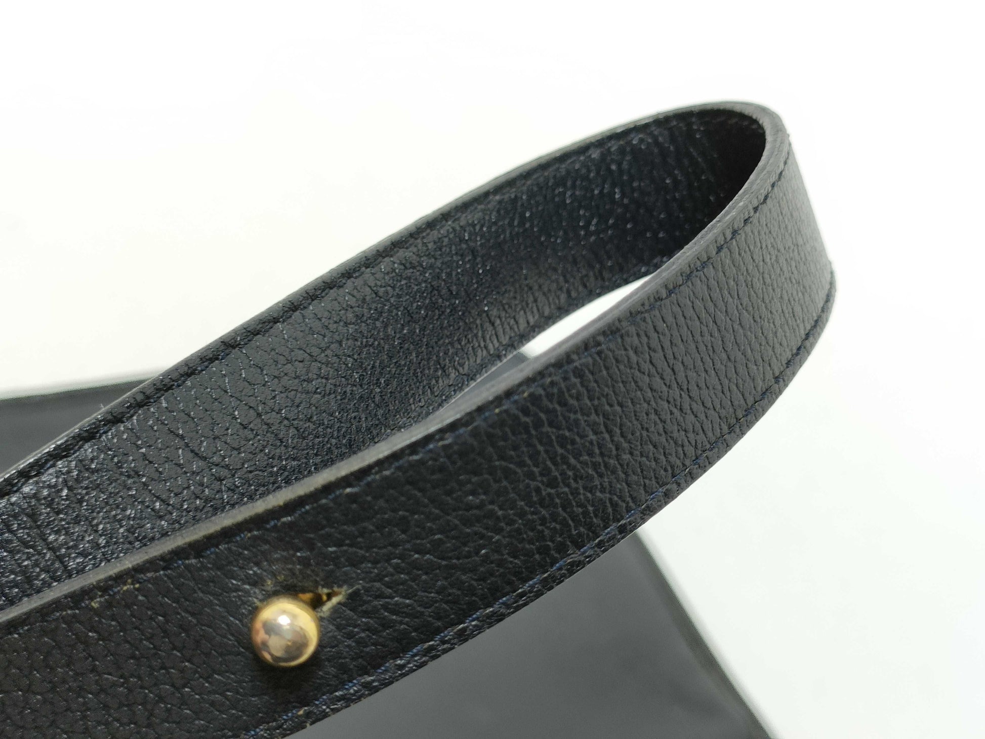 Dior Christian Dior Dior Logo Shoulder Bag Black Leather Shoulder Bag