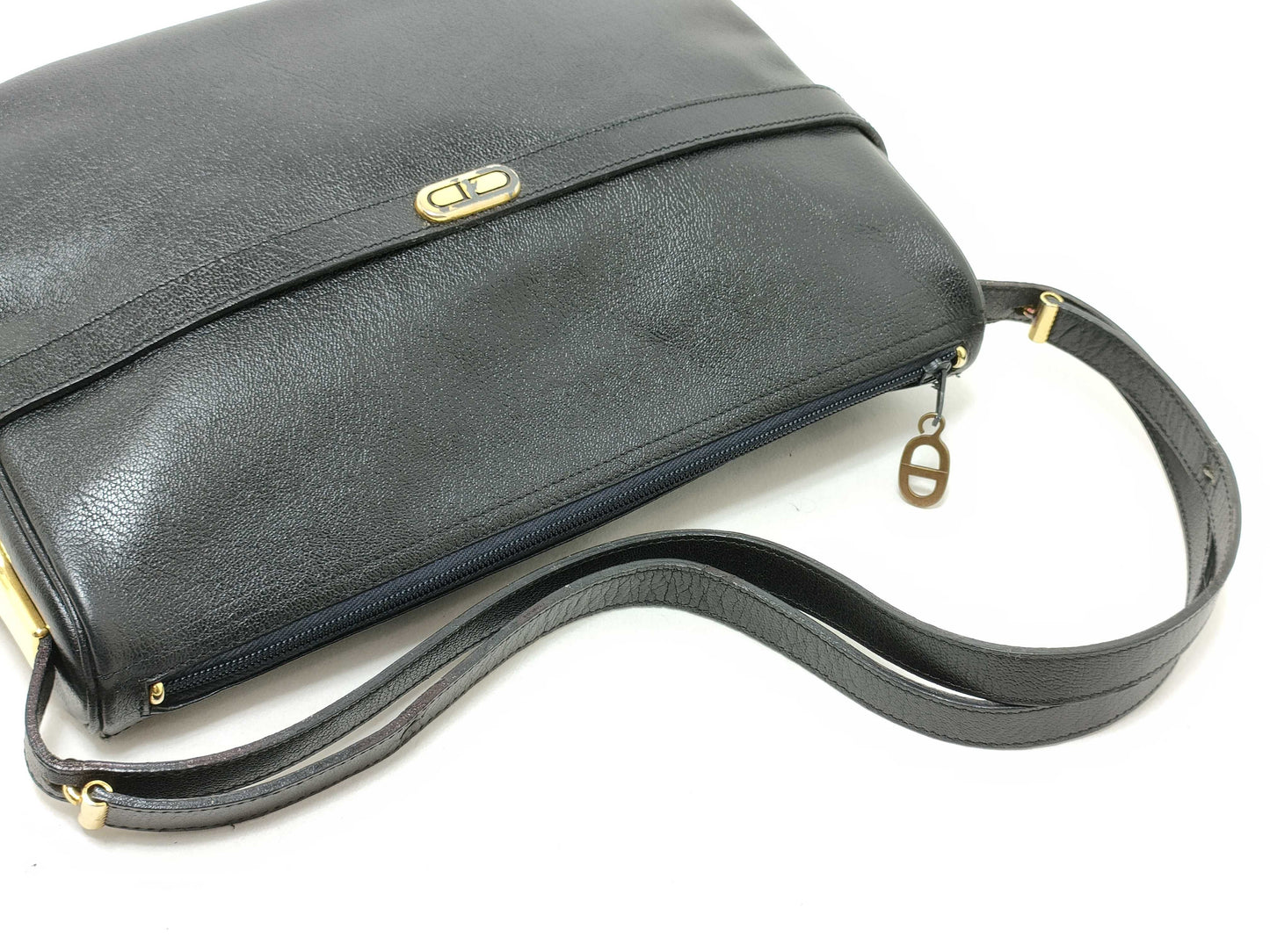 Dior Christian Dior CD logo shoulder bag black shoulder bag