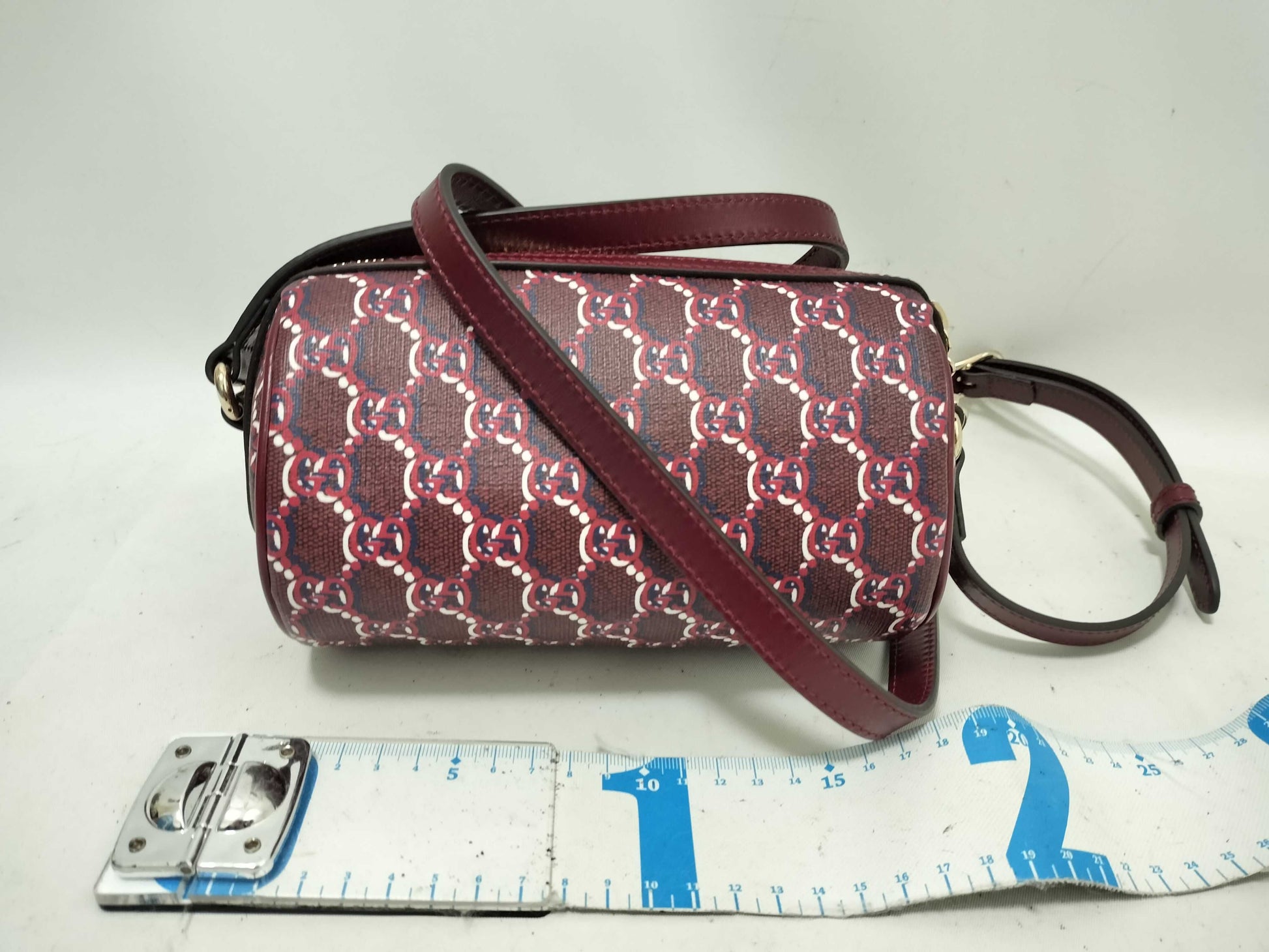 GUCCI GG Shadow Shoulder Bag 796231 Red Shoulder Bag