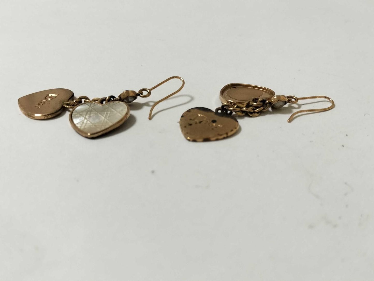 Dior Heart Motif Earrings