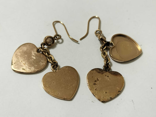 Dior Heart Motif Earrings