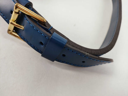 LOUIS VUITTON Epi Petit Noe Blue Shoulder Bag