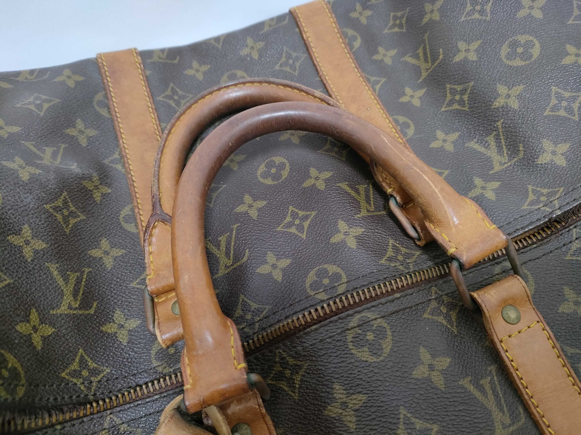 LOUIS VUITTON Monogram Keepall 50 Boston Bag