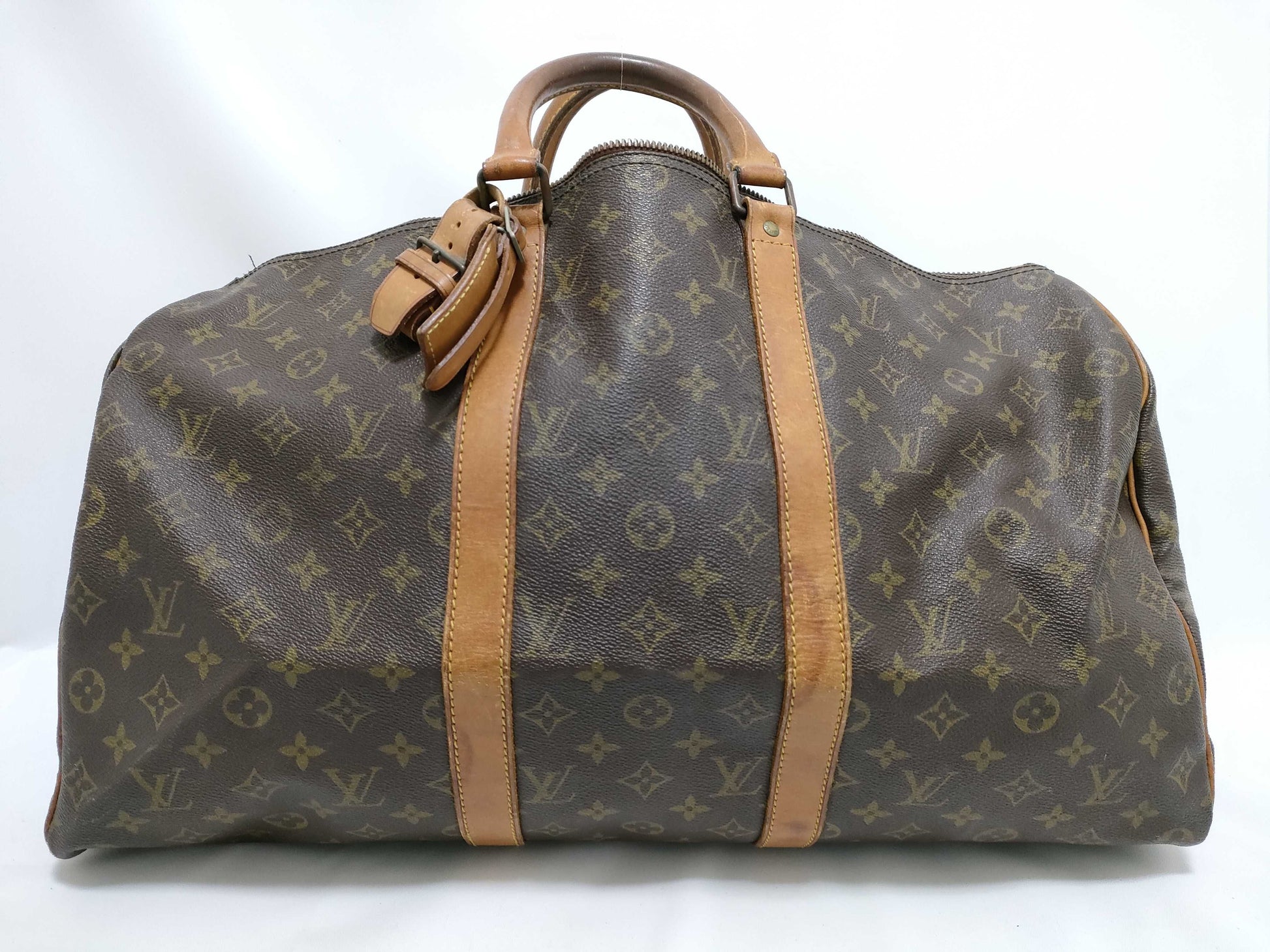 LOUIS VUITTON Monogram Keepall 50 Boston Bag
