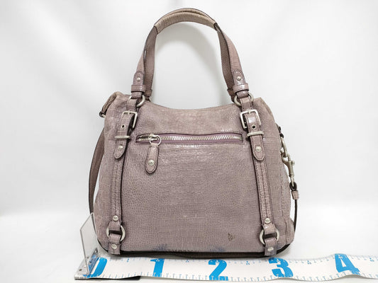 COACH 2-way tote bag leather tote bag