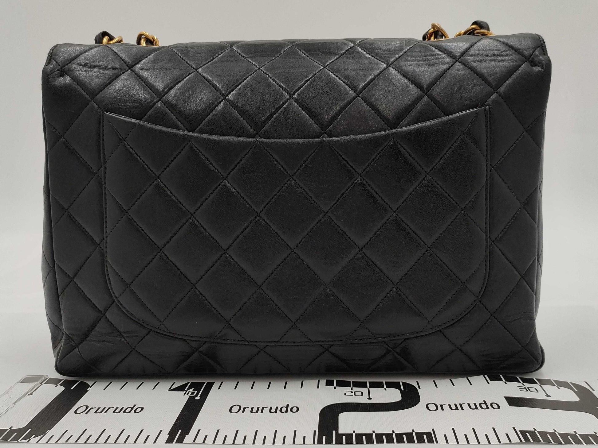 CHANEL Deca Matelasse Chain Shoulder Bag, Black