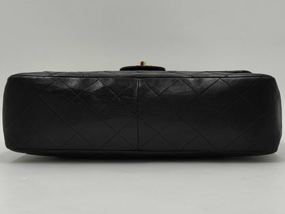 CHANEL Deca Matelasse Chain Shoulder Bag, Black