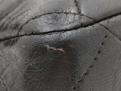 CHANEL Deca Matelasse Chain Shoulder Bag, Black