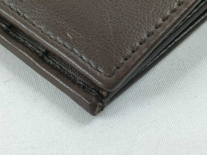 Salvatore Ferragamo Gancini Ferragamo Gancini Bi-fold Long Wallet Brown