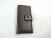 Salvatore Ferragamo Gancini Ferragamo Gancini Bi-fold Long Wallet Brown