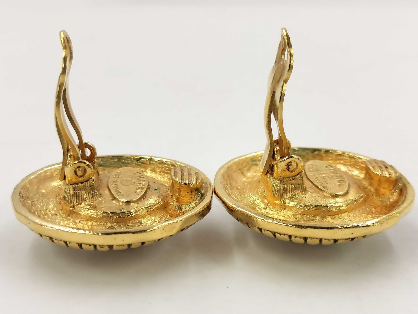 CHANEL Faux Pearl Earrings