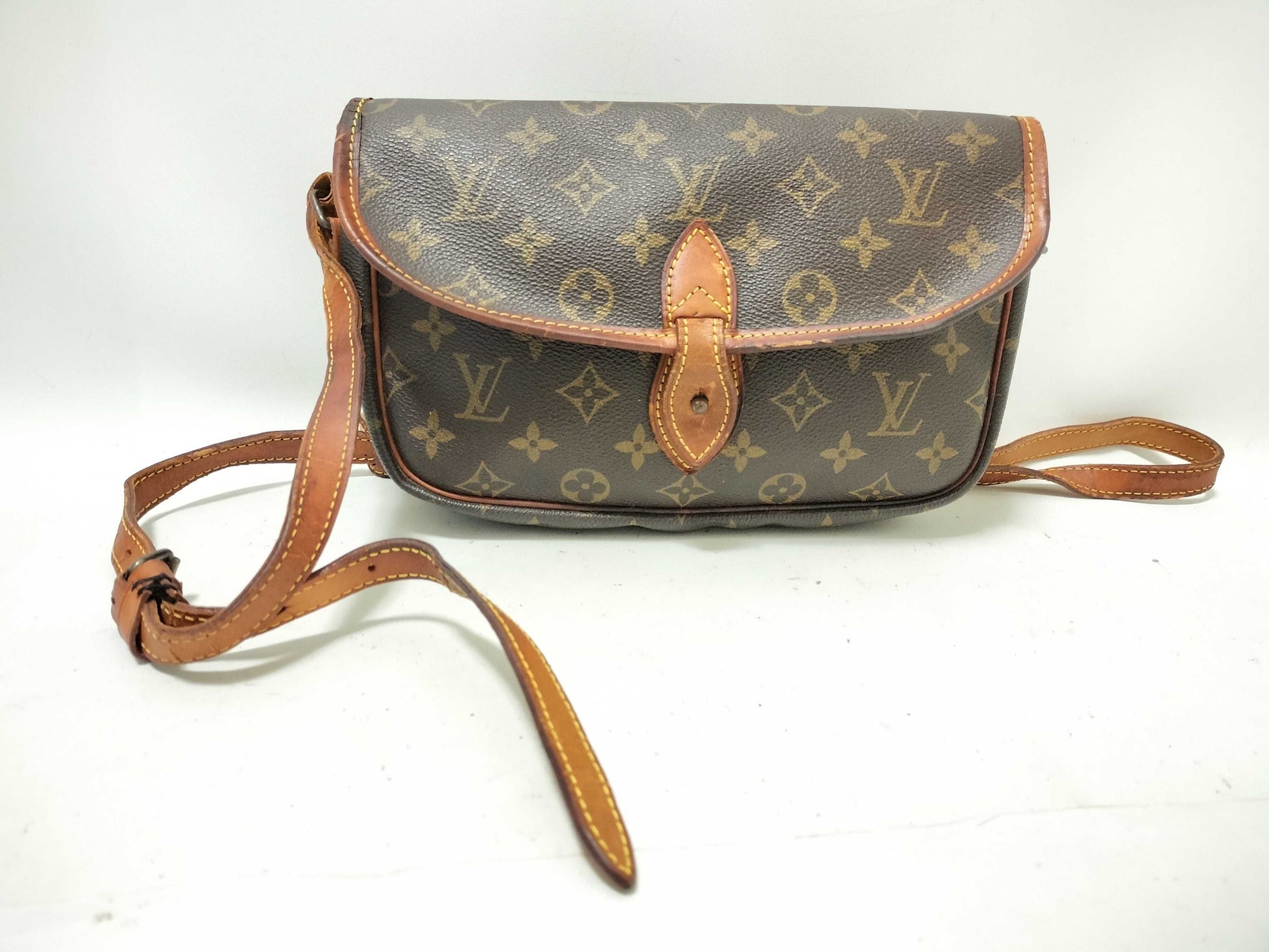 LOUIS VUITTON Monogram Gibessier PM Shoulder Bag