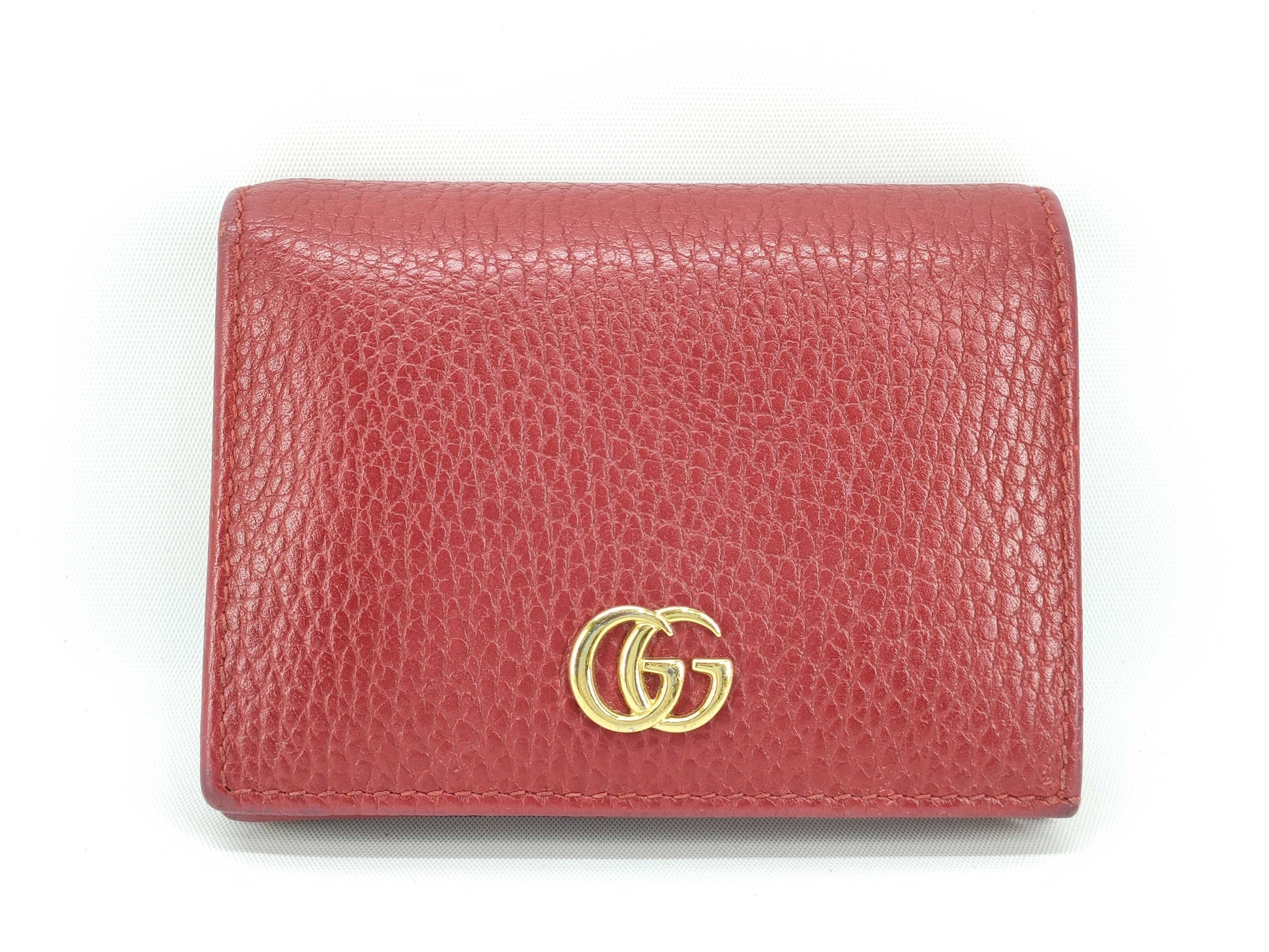 GUCCI Marmont Medium Wallet Red 456126 Wallet