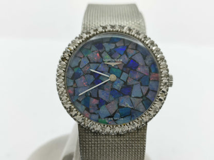 LONGINES 17 450570 Manual Winding Opal Dial Boys' Watch