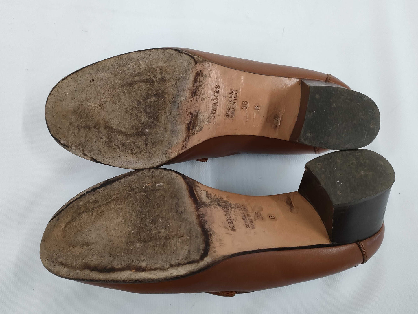 HERMES Constance Loafers 36