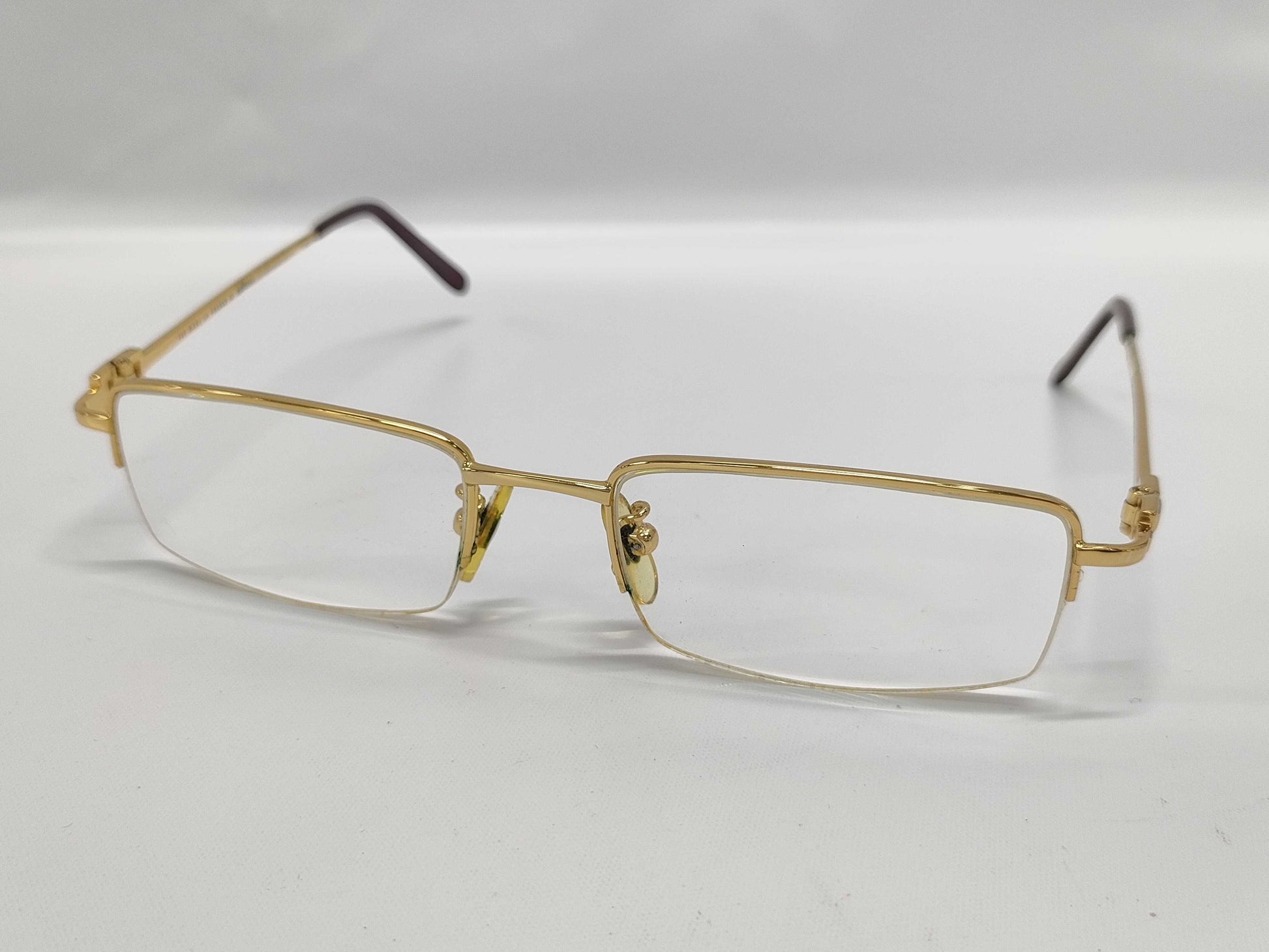  Cartier Cartier Gold Color Eyeglasses Sunglasses