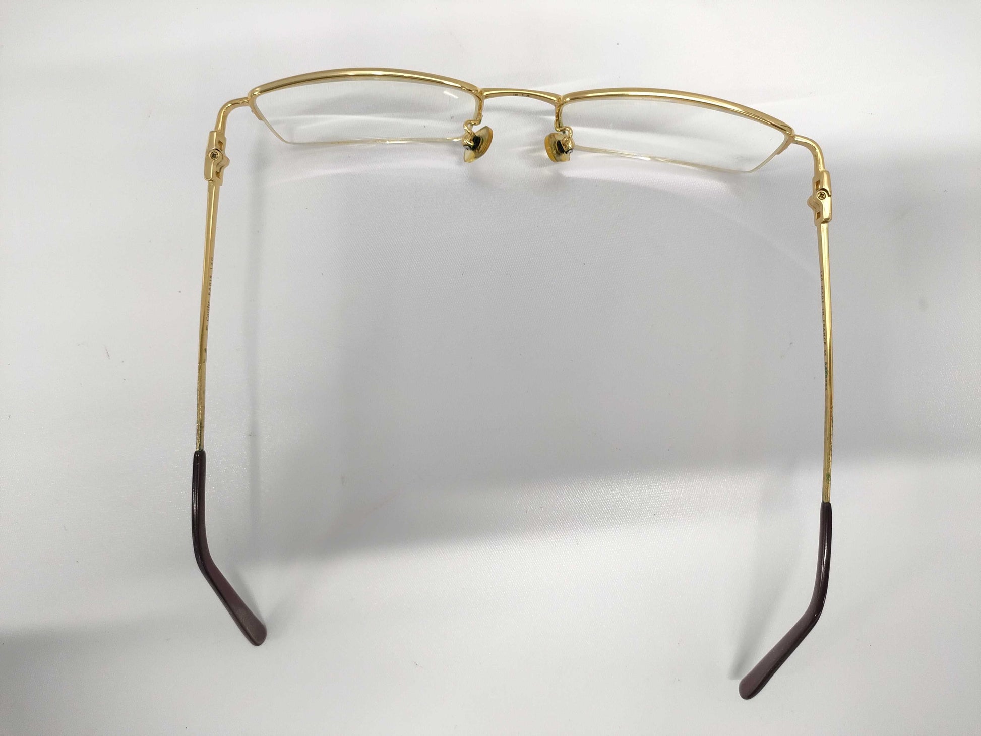  Cartier Cartier Gold Color Eyeglasses Sunglasses