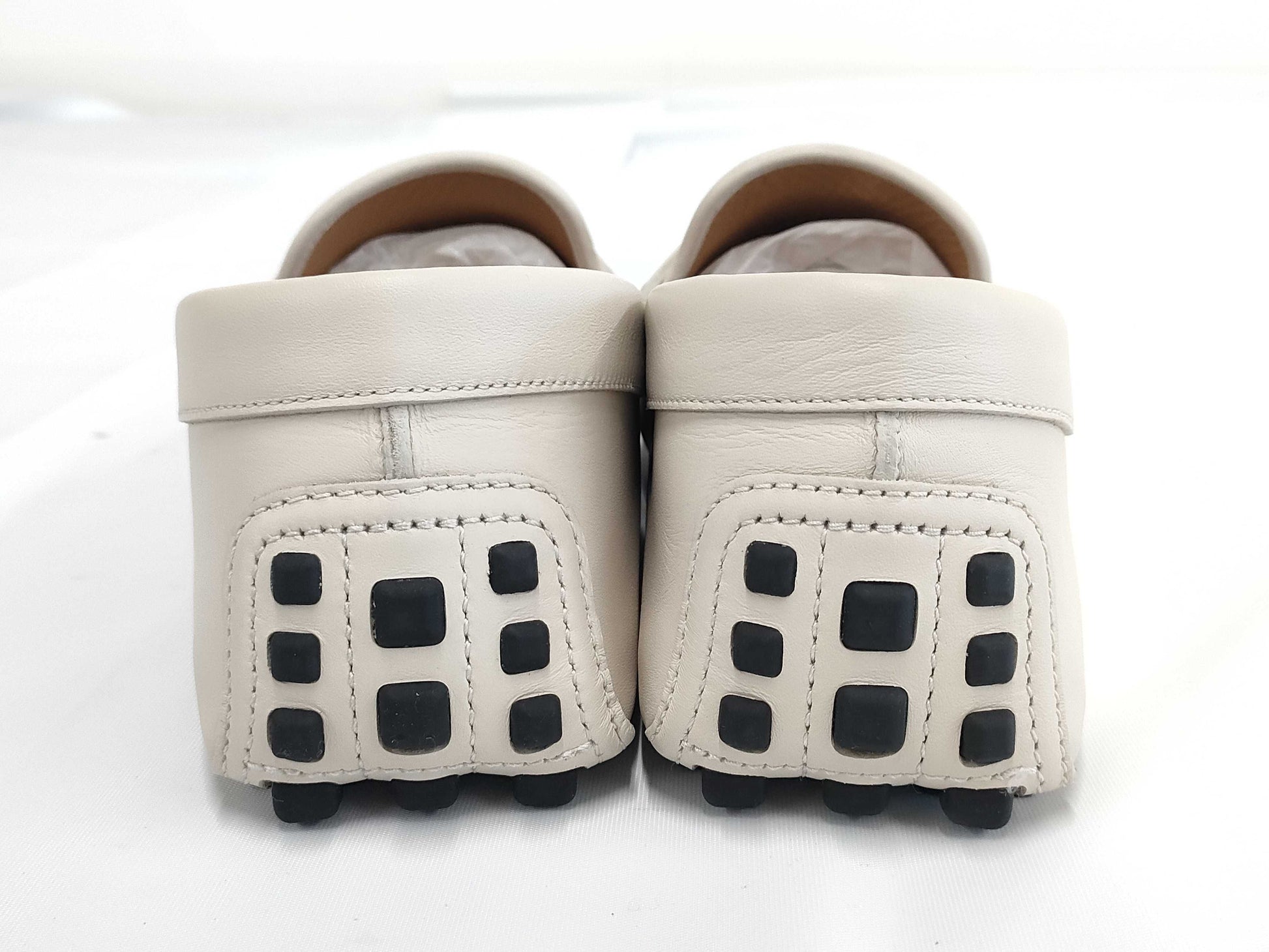 GUCCI Interlocking G Driving Leather Loafers Size 9