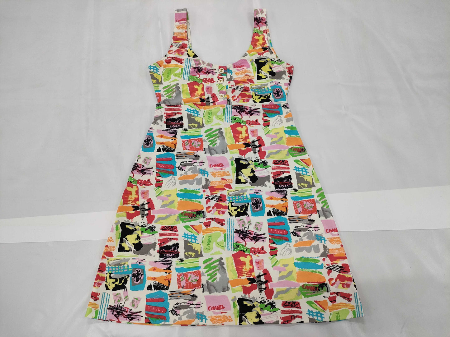 CHANEL Coco Mark Dress P08602V05328 Multicolor Size 38 Dress